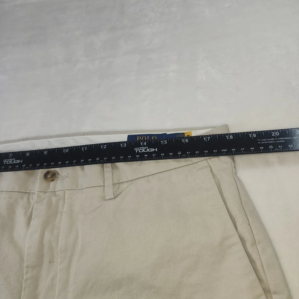 Polo Ralph Lauren Mens Stretch Straight‎ Fit Chino Pants Tan Khaki 36x30